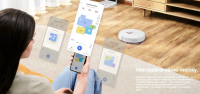 Робот пылесос Dreame D10 Plus RLS3D, белый