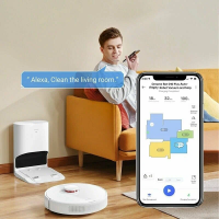 Робот пылесос Dreame D10 Plus RLS3D, белый