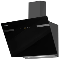 Вытяжка наклонная Maunfeld Amber 60 glass black, чёрный/стекло