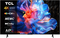 Телевизор LED TCL 75P6K, Smart TV, черный
