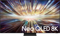 Телевизор Neo QLED Samsung QE65QN800DUXRU, Smart TV, 8k, черный титан/серебристый