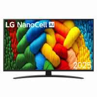 Телевизор LED LG 43NANO81A6A.ARUG, Smart TV, синяя сажа