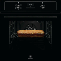 Духовой шкаф с паром Electrolux EOF3H40BK SteamBake, каталитическая очистка, черный (Польша)