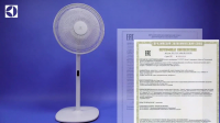 Вентилятор напольный Electrolux EFF-1002i, белый