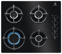 Варочная поверхность газовая Electrolux KGG6407K, черный