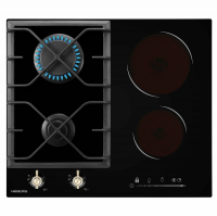 Комбинированная варочная панель Hiberg VM 6021 B, черный