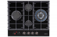 Газовая варочная панель Hiberg VM 6145 B, черный