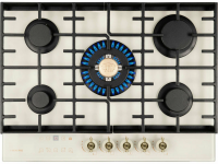 Газовая варочная панель Hiberg VM 7155 Y, бежевый