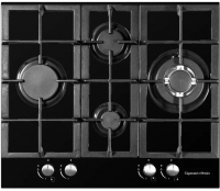 Газовая варочная панель Zigmund & Shtain MN 155.61 B, черный