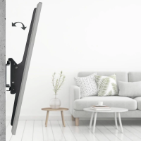 Кронштейн для телевизора Hama 00220844, черный 37"-120" макс.100кг настенный наклон