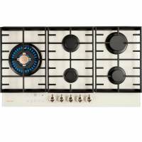 Газовая варочная панель Hiberg VM 9155 Y, бежевый